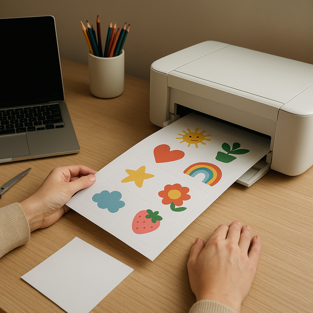 Jak drukować naklejki w domu