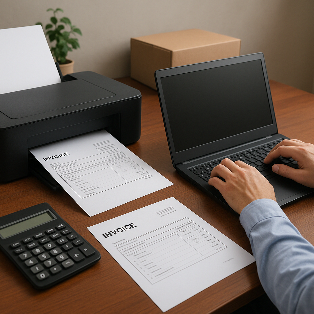 Jak drukować faktury w małej firmie