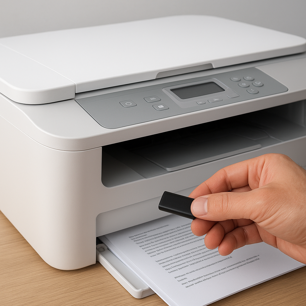 Jak drukować z pendrive’a