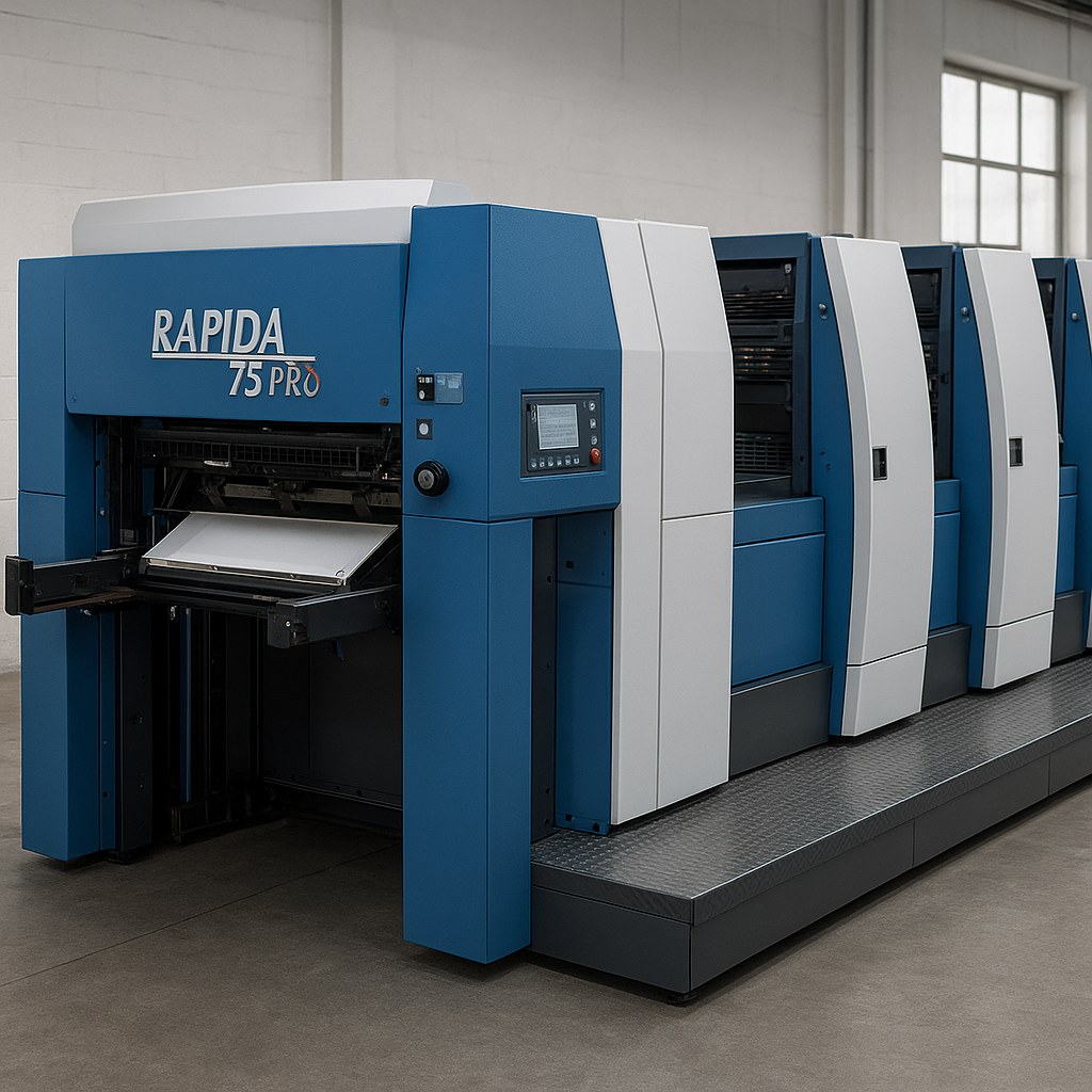 KBA Rapida 75 PRO – druk offsetowy arkuszowy – jaką wybrać