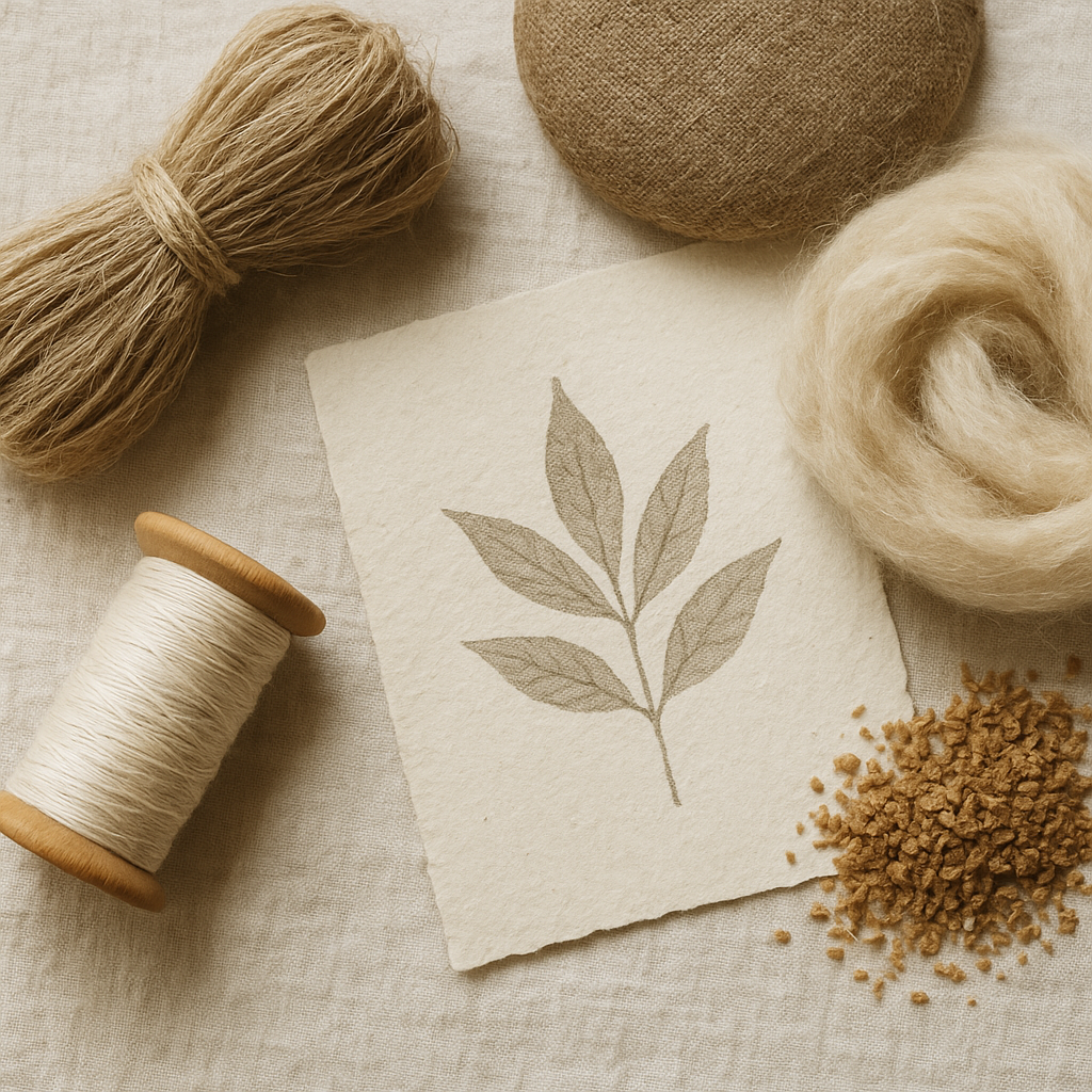 Naturalne włókna i biosurowce w druku