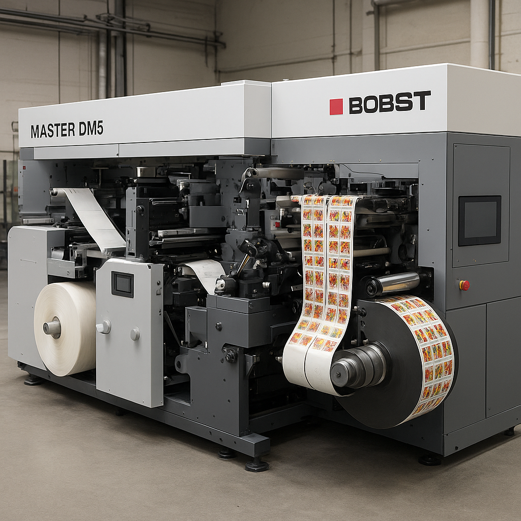 Bobst MASTER DM5 – druk etykiet (UV/inkjet hybrydowy) – jaką wybrać