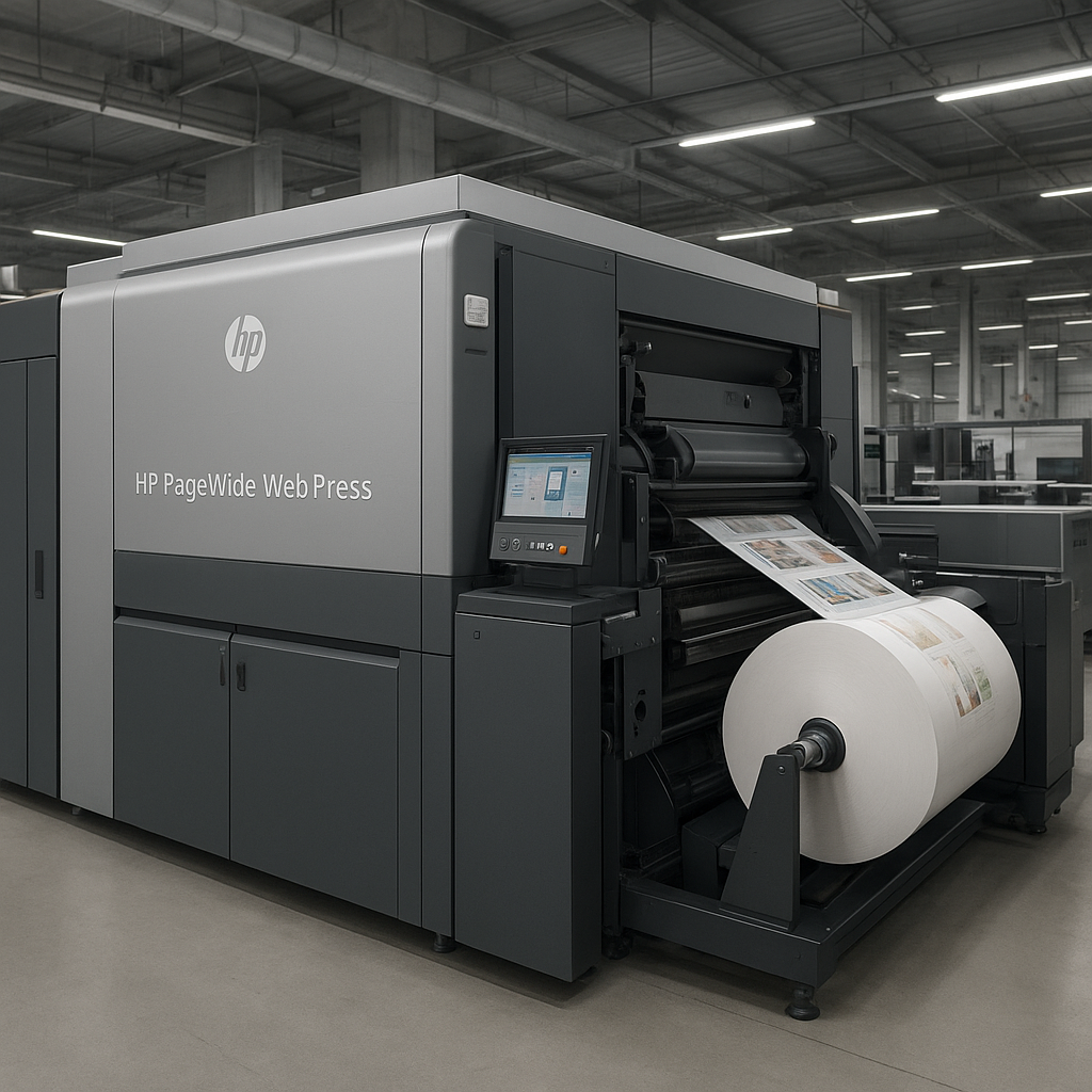 HP PageWide Web Press T485 – druk wysokonakładowy inkjet – jaką wybrać